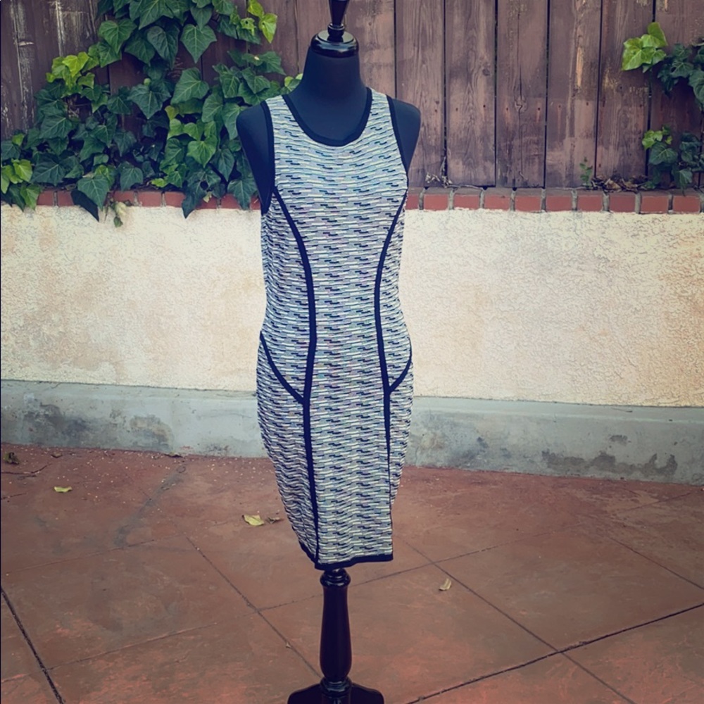 Black and white dress